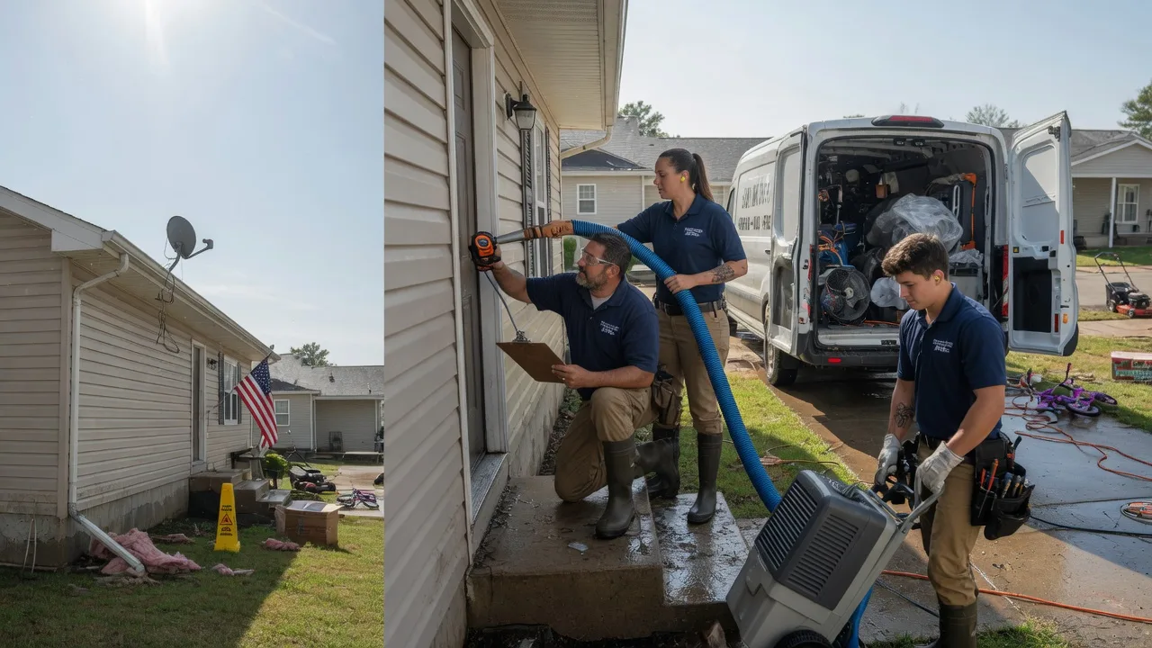 Ceiling Water Damage Restoration in Russell, NY near me